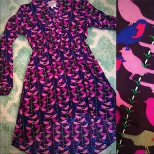 Romeo & Juliet Bird print 👗 Dress